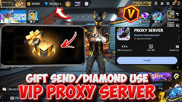 DIAMOND USE PROXY SERVER HOW TO DOWNLOAD | GAMEPLAY PROXY SERVER | VIP FFKIPAS BETA PROXY SERVER