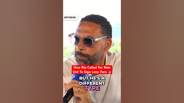 How Rio Ferdinand Called For Man Utd To Sign Leny Yoro! #five #shorts #yoro #manutd #mufc #lille