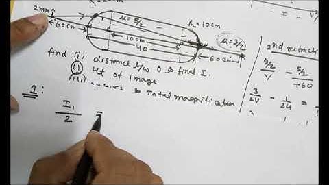 Lecture-35: How to use sign convention in refraction from curve surface and questions by RKH SIR