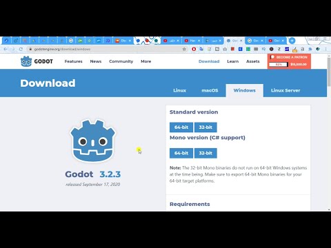    تحميل محرك الألعاب جودوت وتشغيله وعمل أول ملف للعبة