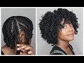 (Messy) Flat Twist Out on my Type 4 Natural Hair | Keke J.