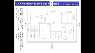 30 X 45 Feet Best West Facing House Plans Best West Facing House Plan House Planner 2 Youtube 30 X 45 Feet Best West Facing House Plans Best West Facing House Plan House Planner 2 Youtube