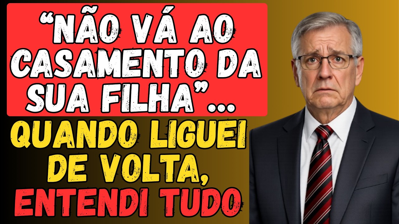 “Não Vá Ao Casamento Da Sua Filha” — A Mensagem Anônima Que Mudou Tudo