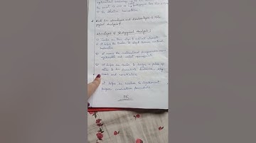 write advantages of pedagogical analysis? B.Ed 3rd semester.