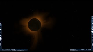 Eclipse solaire "TOTAL" du 12 Aout 2026 en Espagne sur SPACE ENGINE