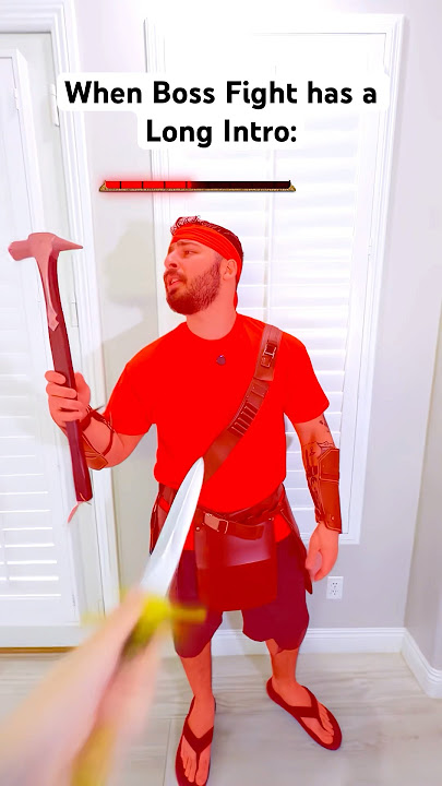 When a Boss Fight has a Long intro…