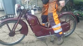 1957 New Hudson Autocycle 98Cc At Andy Tiernans