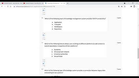 # NPTEL Knowledge Management  Week 5  answer