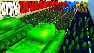 Green Army Men CITY INVASION vs ALL ARMY MEN!  Attack on Toys