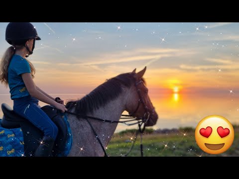 Buitenrit bij ZONSONDERGANG ||vlog38