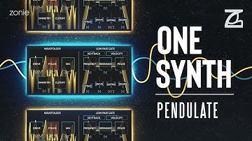 Making music with only one synth... Pendulate