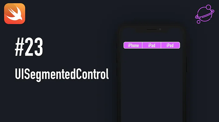 23. UISegmentedControl | SWIFT Tutorial | Learn SWIFT For Beginners | CodeWithHubbleApps |