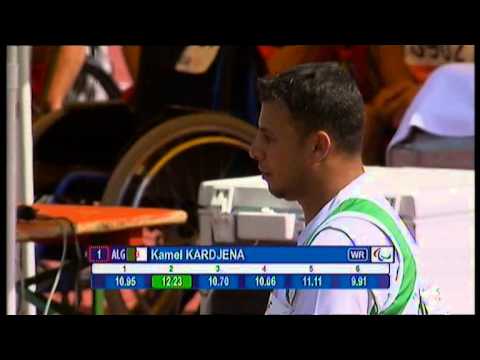 Athletics - Kamel Kardjena - men's shot put F32/33 final - 2013 IPC Athletics World C...