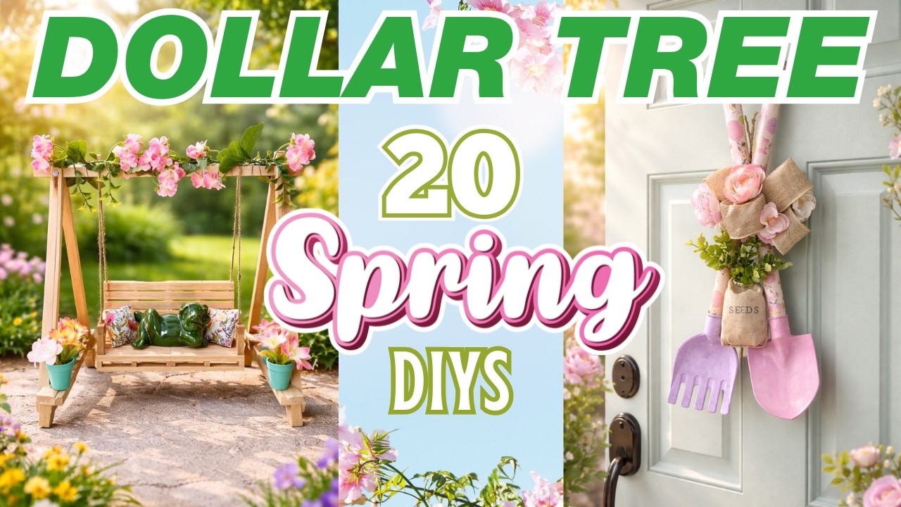 20 Gorgeous Spring Dollar Tree DIYs That Look Expensive
