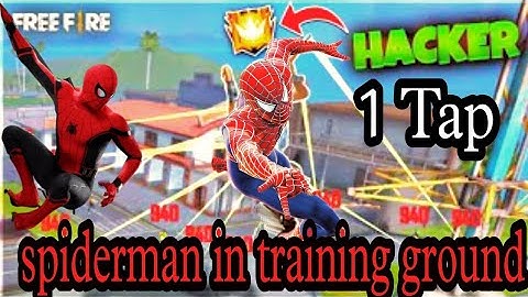 Hacker in training ground - I meet Hacker in training ground -free fire Hacker -garena free fire