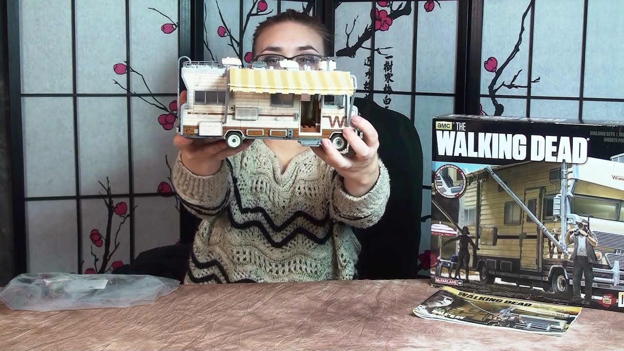 Twd Rv Build Set McFarlane Toys Walking Dead Dale’s RV LEGO Compatible Brick Set Toy ...