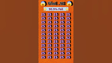 Find odd number 52 ; #shorts #maths #facts #shortvideo #tiktok #viralvideo #gaming  #squidgame