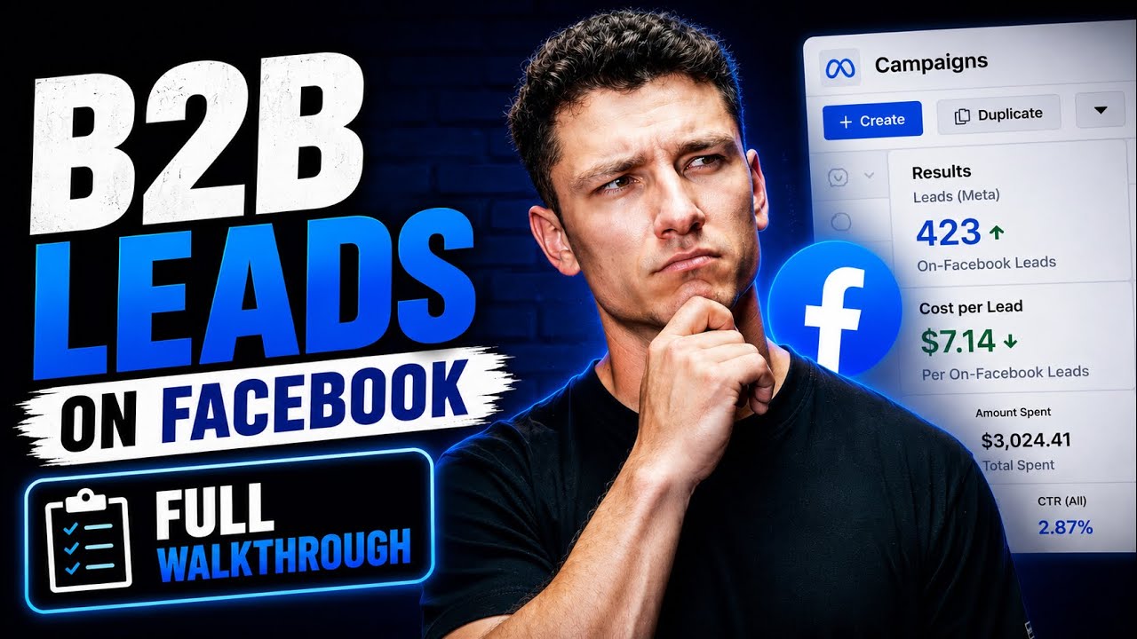 How to Run B2B Facebook Ads - YouTube