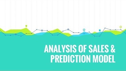 Sales dataset from reading to prediction