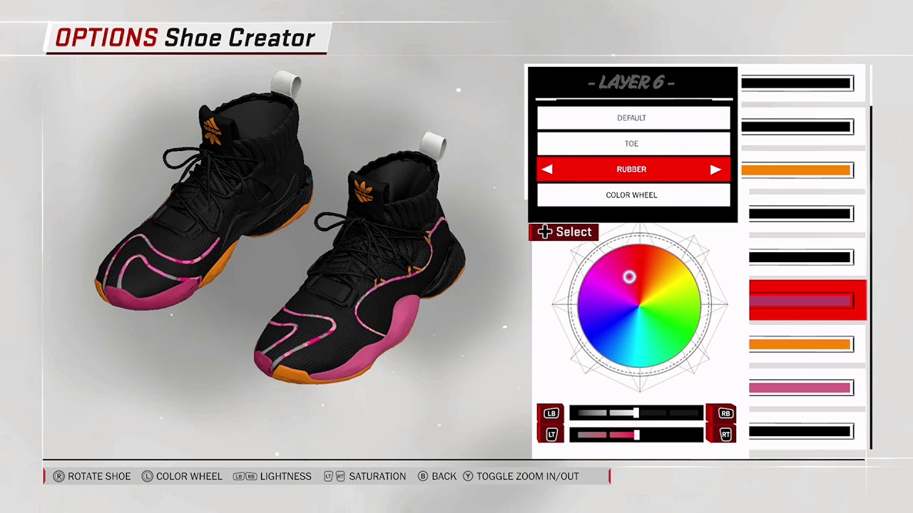 nba 2k18 adidas shoes