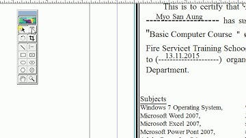 How to use bullet and numbering with adobe pagemaker myanmar # 34