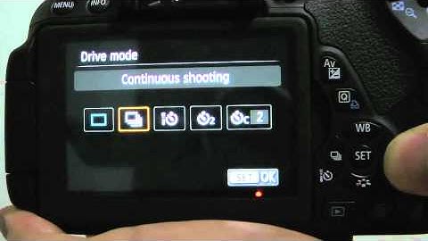 Continuous Shooting | CANON EOS REBEL T4i 650D