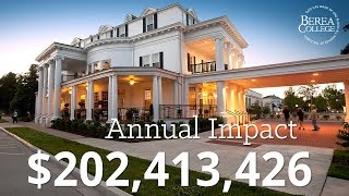 Berea College's Economic Impact