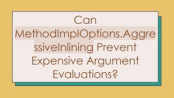 Can MethodImplOptions.AggressiveInlining Prevent Expensive Argument Evaluations?