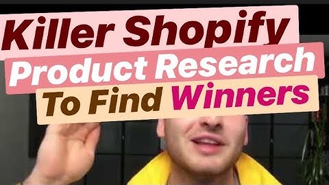 Overall Best Product Research Shopify Method | Find Winning Shopify Products For Free