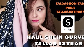 HAUL SHEIN CURVE / *FALDAS* TALLAS EXTRAS / SHEIN 2020 / PLUS SIZE HAUL