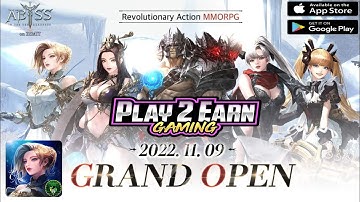 Abyss on Zemit Gameplay 🎮 Officially Launching New!(P2E/Game) Action Revolution MMORPG - android/iOS