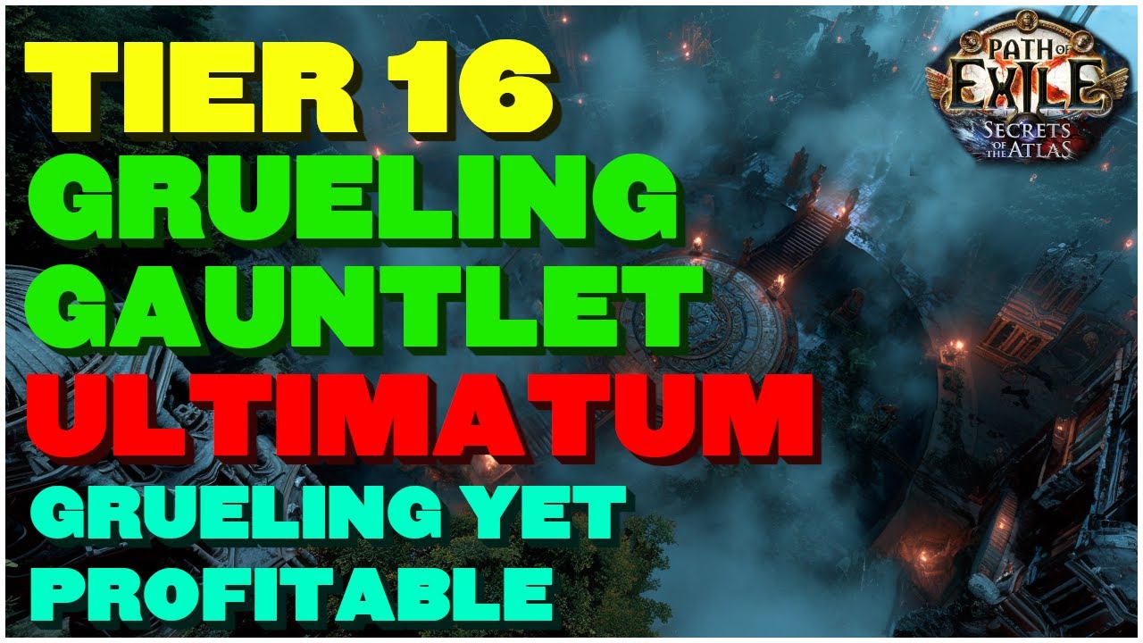 [POE 3.26] Grueling But Profitable! How Grueling Gauntlet Ultimatum is Printing Divines!