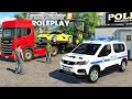 Arrestation  mise en prison pour vol  roleplay farming simulator 19