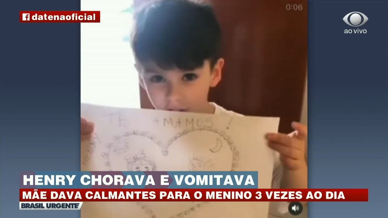 MÃE DOPAVA HENRY BOREL COM CALMANTES | BRASIL URGENTE