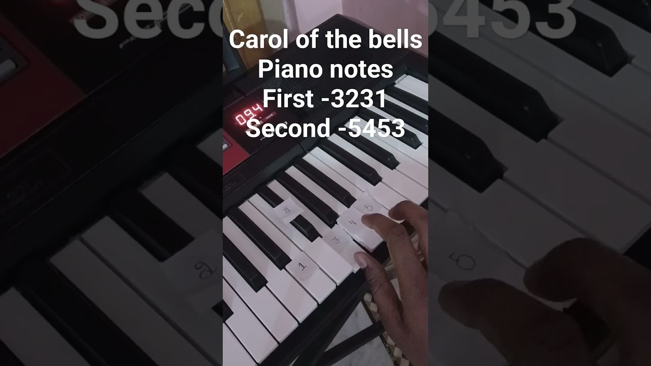 Carol of the bells piano notes 