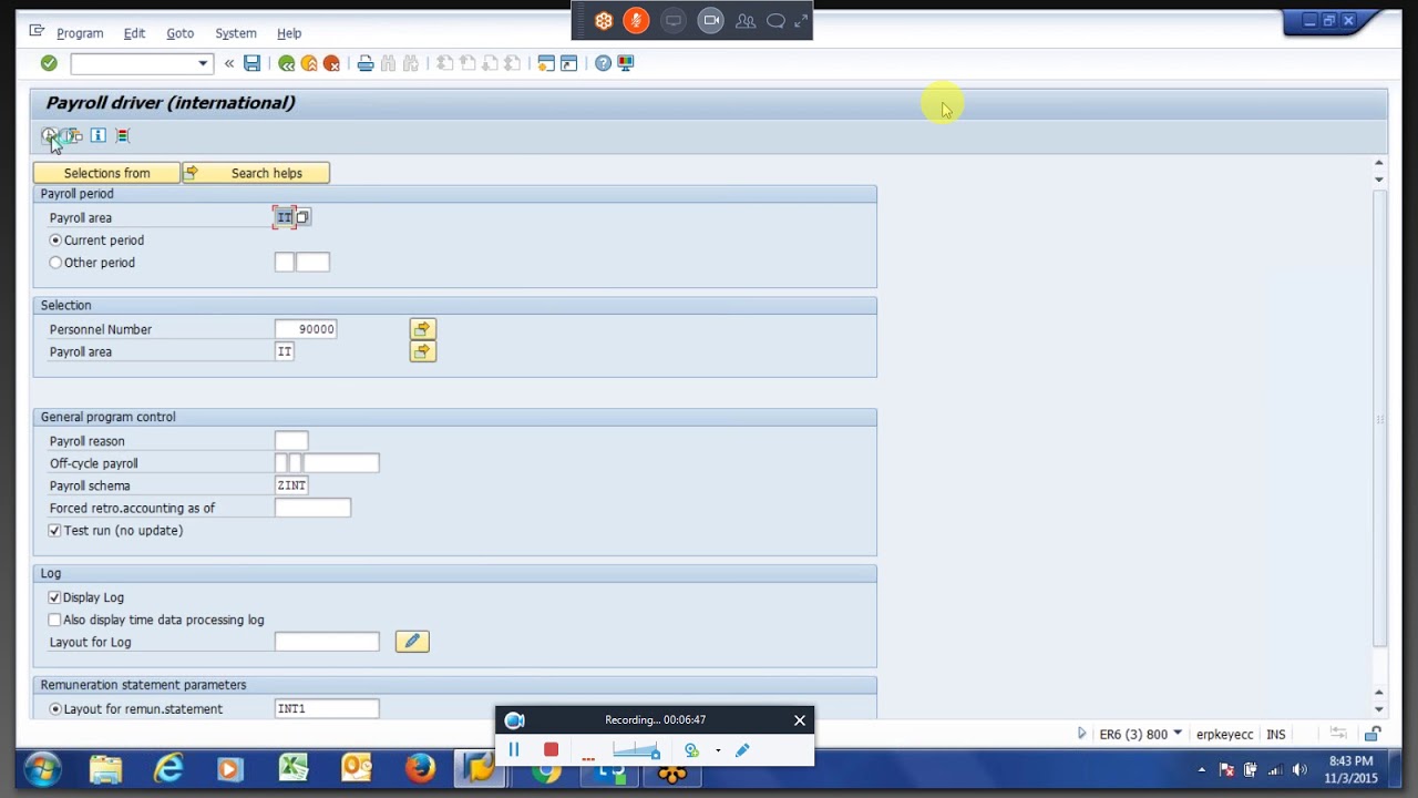 SAP HCM PCR and Schema Payroll PCR 38 YouTube