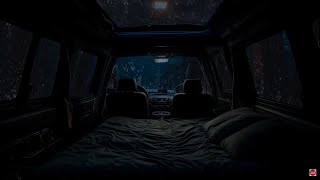 It's Raining I'll sleep in the Car! - Car Camping