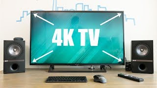This is the best 4k tv i could find to use as a computer monitor. and
my surprise it works really well, especially for productivity. sony
kd43x720e 43" 4k...