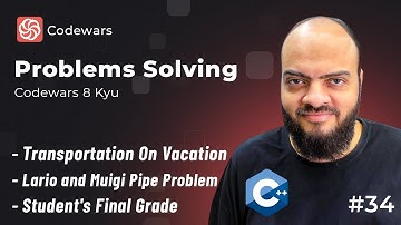 Problems Solving With C++ Level One #34 - Video 34 - Codewars 8 Kyu - 3 Problems