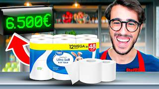 DIVENTO RICCO VENDENDO LA CARTA IGIENICA! Ep.8 - Supermarket Simulator