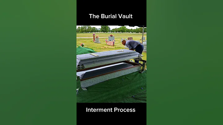 How a Casket is Lowered and a Vault is Sealed Part 3. #cemetery #funeral #casket #interment #Burial