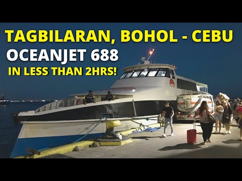 Tagbilaran City, Bohol to Cebu City, Philippines via Oceanjet 688 | Philippines Travel