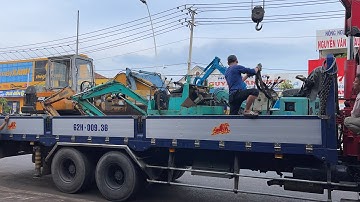 Xe Múc Mini Mới Về Chưa Dọn Nông Cơ Nguyễn Văn Châu