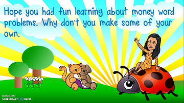Video Lesson - Money Word Problems