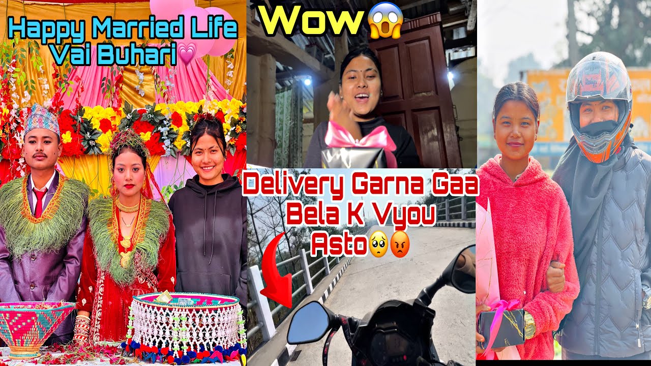 DELIVERY GARDA GARDAI ASTO VYOU😡😱||Sanjana❤️Tharu||vlog🥀