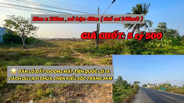 ⭐️ 5500m2 ĐẤT NỀN MẶT TIỀN QUỐC LỘ 1A ĐOẠN GIÁP RANH ĐẠI TÂM MỸ XUYÊN SÓC TRĂNG #bđs_đầu_tư
