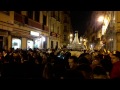 MOMENTOS DESPUÉS DE LA ESTAMPIDA EN CARRETERÍA CAUTIVO SEMANA SANTA MÁLAGA 2017