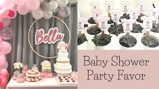 Baby Shower | Easy DIY Party Favor | Party Souvenir
