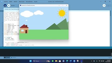 Creación de una Escena en 2D con Transformaciones Geométricas