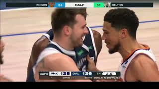 Luka's smiling chat fight(?) & the AD Show‼ Recapping a HECTIC first half of Sunday Hoops screenshot 5